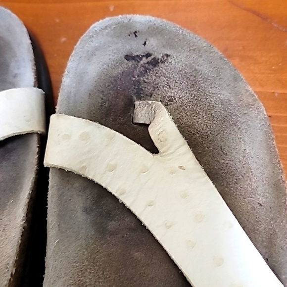 MEPHISTO HELEN WOMEN'S  LEATHER SANDAL IN CREAM SIZE 42 OR 11.5 - Picture 10 of 10